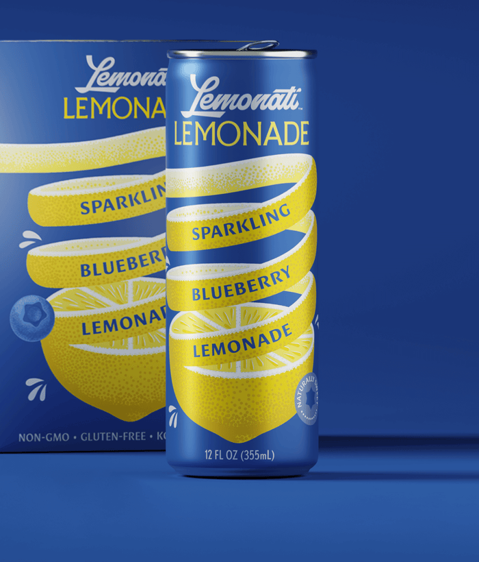 Sparkling Blueberry Lemonade