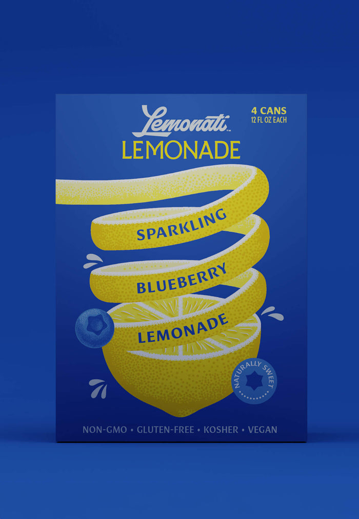 Sparkling Blueberry Lemonade
